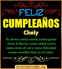 GIF Frases de Cumpleaños Chely